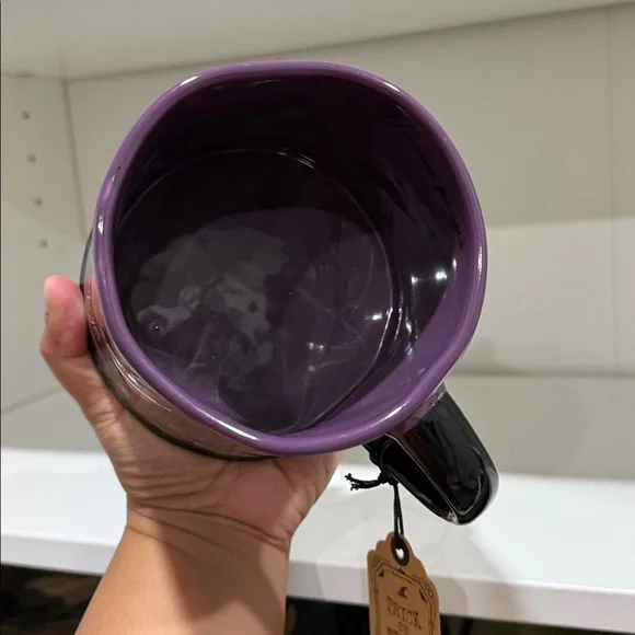 NEW HOCUS PUCUS WITCH HAT PURPLE BLACK MUG - Picture 3 of 3